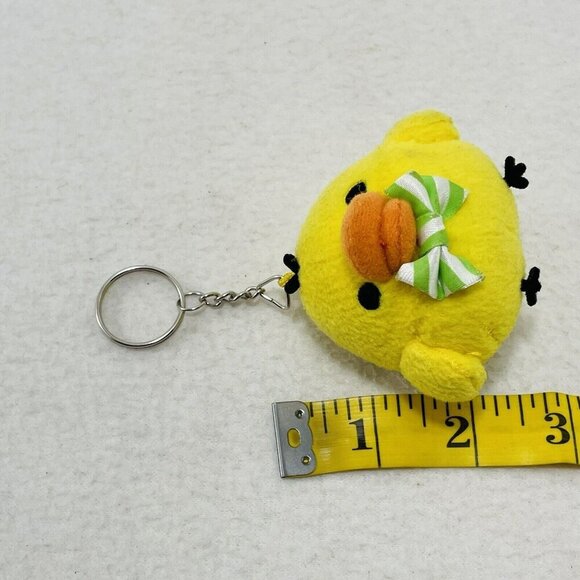 Rilakkuma Kiiroitori Yellow Bird Chick Plush Doll Keyring Hangtag Chain Japan - Picture 8 of 8